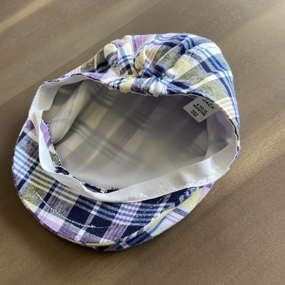 Janie and Jack plaid newsboy cap (6-12 Months) - Picture 2 of 3